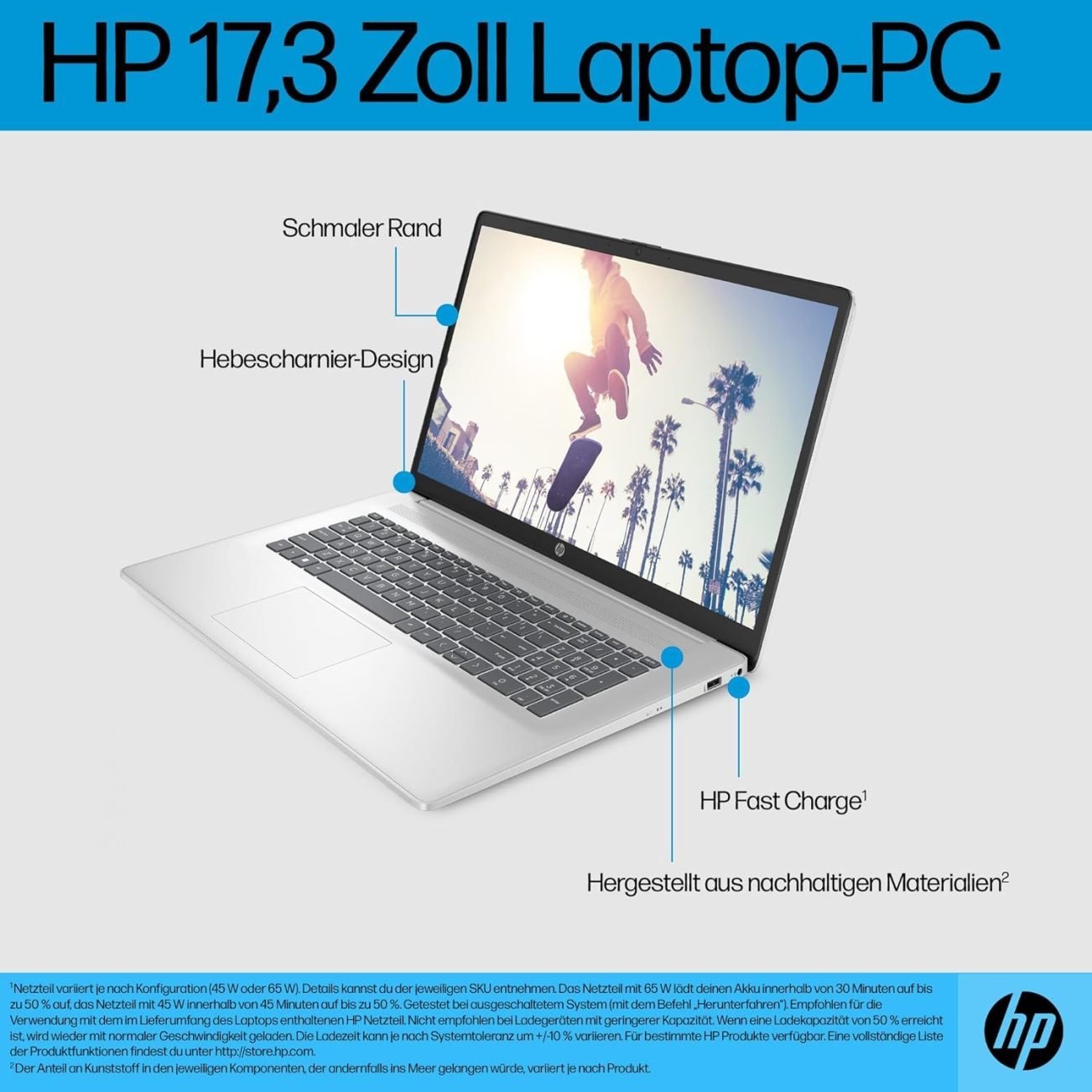 HP Laptop 17 mit Intel Core i7-1355U – Bild 6