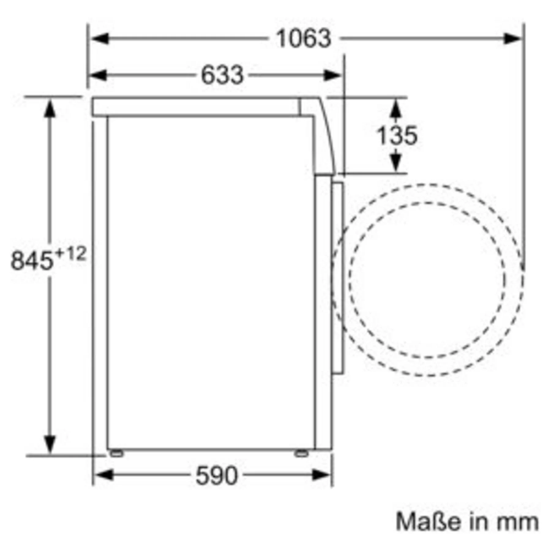BOSCH WAN282ECO5 Serie 4 Waschmaschine (8 kg, 1400 U/Min., A) – Bild 7