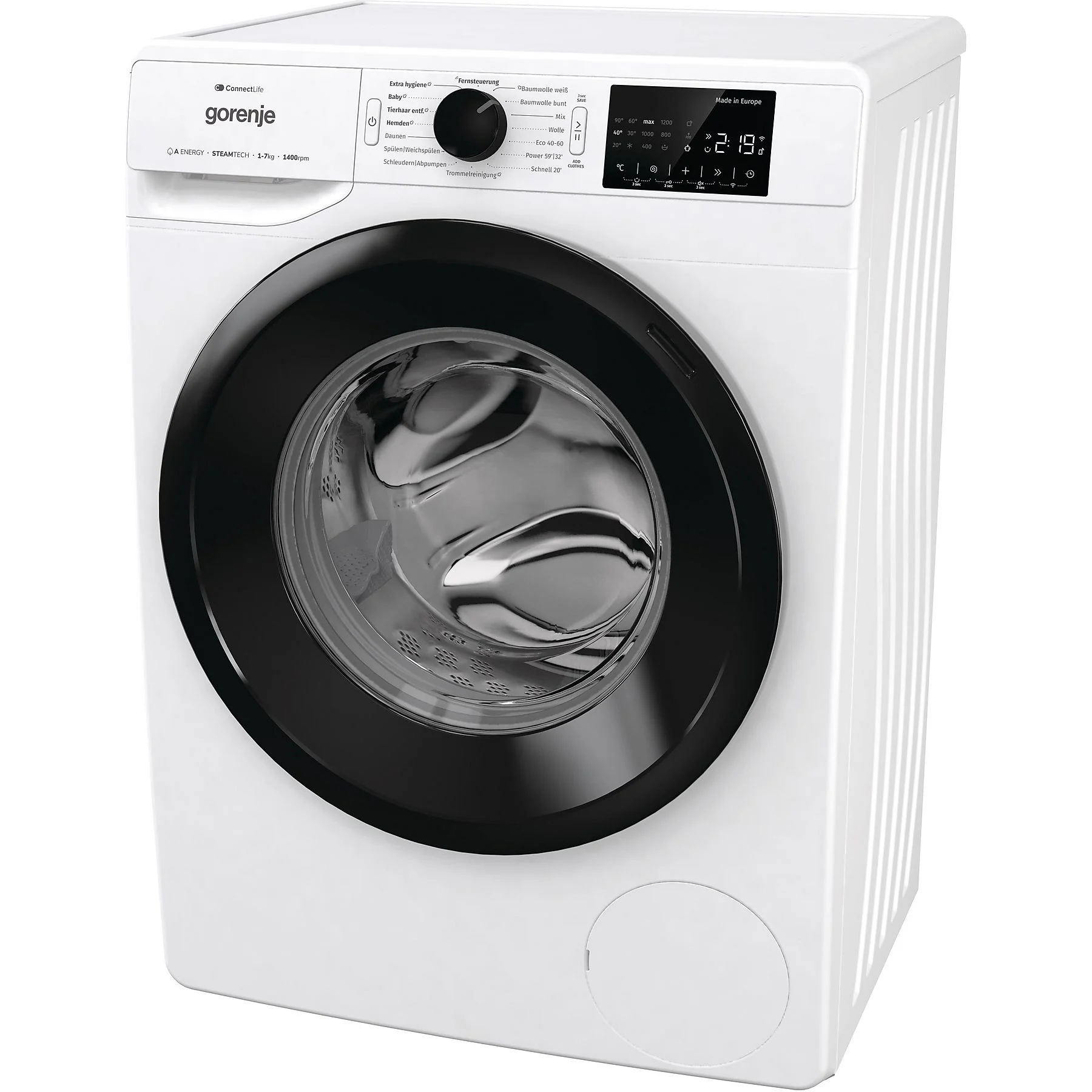 GORENJE WPNEI 74SA1TS Waschmaschine (7 kg, 1400 U/Min., A) – Bild 5